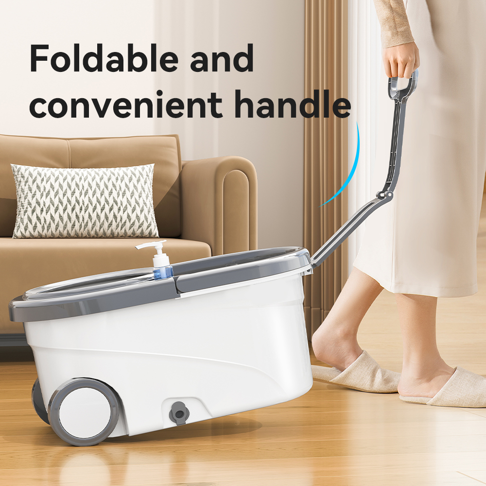  Hot Sell Magic Mop with Bucket 360 Degree Magic Spin Easy Mop with wheel