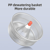 High Quality Stainless Steel Pole Removable Refills Hands Free Washing Mop with Detachable Bucket Easy Cleaning Spin Mop