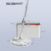 Cleaning Mop Hand Press 360 Rotating Spin Microfiber Mop Floor Cleaning with Bucket Mop