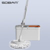 Cleaning Mop Hand Press 360 Rotating Spin Microfiber Mop Floor Cleaning with Bucket Mop