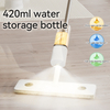 Custom Logo Portable Detachable 360 Rotary Microfiber Flat spray Mop Hand-Free Steel Pole for Floor Cleaning
