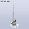 2022 New Plastic Dustpan & Broom Set Upright with Long Connected Handle for Household Floor Cleaning