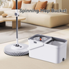 Hand Free Washing Mop 360 Degrees Spin Mop with Replaceable Head and Bucket Microfiber Floor Mop