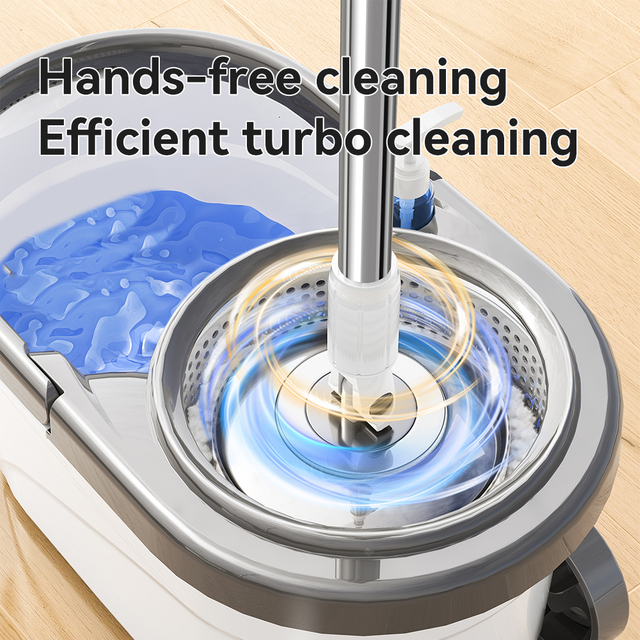  Hot Sell Magic Mop with Bucket 360 Degree Magic Spin Easy Mop with wheel