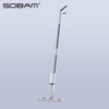Custom Logo Portable Detachable 360 Rotary Microfiber Flat spray Mop Hand-Free Steel Pole for Floor Cleaning