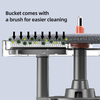 Sobam 360 Hand Free Microfiber Spin Mop Dirty Clean Water Separated Spin Mop And Bucket Set