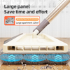 Sobam Popular Quick-Dry Magic Mop for Home Floor Cleaning Easy-to-use Flat Mop with Rectangle Wiper Folding Handle Water Squeezing Mop Head