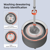 Sobam 360 Hand Free Microfiber Spin Mop Dirty Clean Water Separated Spin Mop And Bucket Set