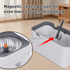 Hand Free Washing Mop 360 Degrees Spin Mop with Replaceable Head and Bucket Microfiber Floor Mop