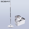 Hand Free Washing Mop 360 Degrees Spin Mop with Replaceable Head and Bucket Microfiber Floor Mop