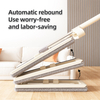 Sobam Popular Quick-Dry Magic Mop for Home Floor Cleaning Easy-to-use Flat Mop with Rectangle Wiper Folding Handle Water Squeezing Mop Head