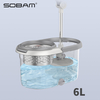 Cleaning Wholesale Customized Wet & Dry Mop Set Separated Plastic Bucket Quality Steel Pole Comfortable Handle Popular Home Cleaning Tool