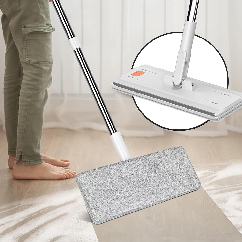 Cheap Hand Free Washing Easy Use Self-Washed Magic Flat Mop, Squeeze Mop with Bucket Mop