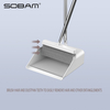 2022 New Plastic Dustpan & Broom Set Upright with Long Connected Handle for Household Floor Cleaning